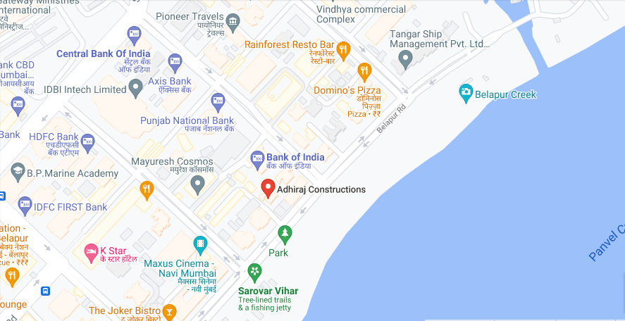 adhiraj constructions kharghar Google Map